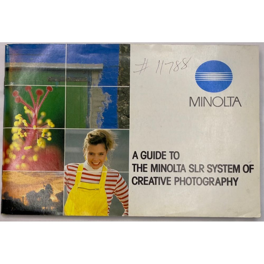 Minolta SLR System Creative Photography Guide Book Manual Vintage Photography‎